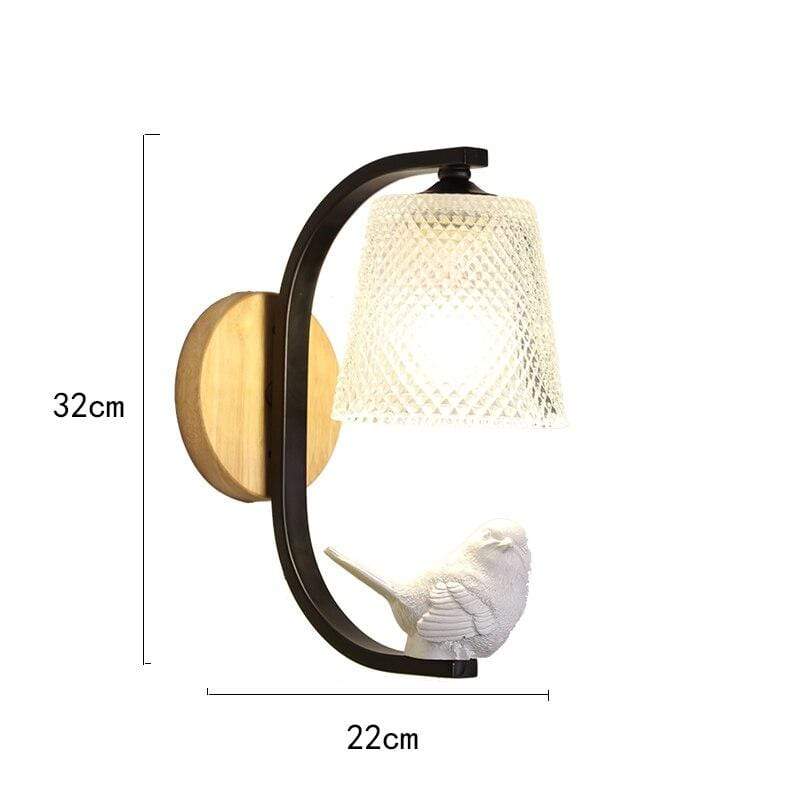 Wandlamp Vogellamp Rustiek Ontwerp voor Binnengebruik 5