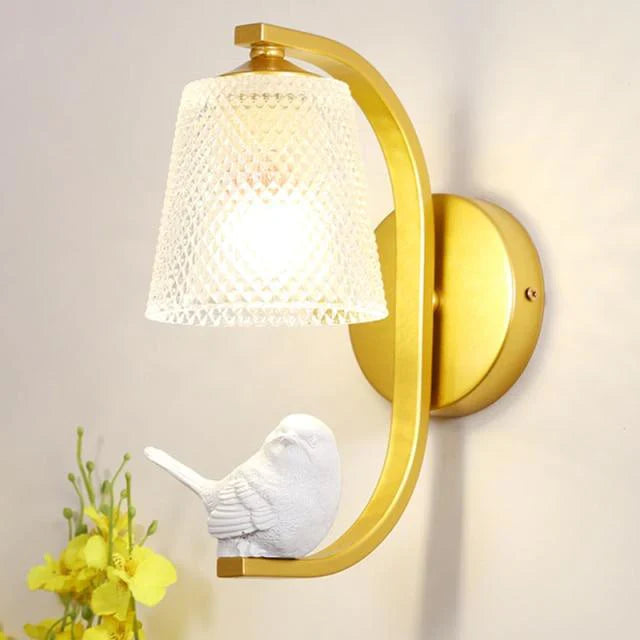Wandlamp Vogellamp Rustiek Ontwerp voor Binnengebruik 7