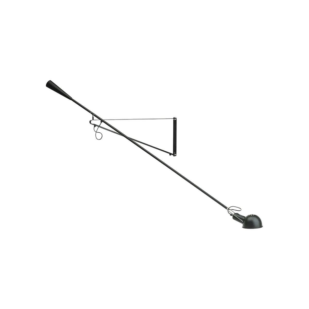 Wandlamp Zwart Industrieel Design Met Verstelbare Arm Voor Binnengebruik 0