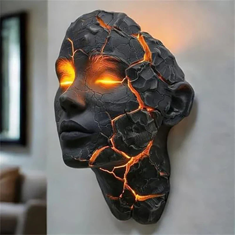 Wandlamp met Lava Crack Design voor Kunstzinnige Interieurs 5