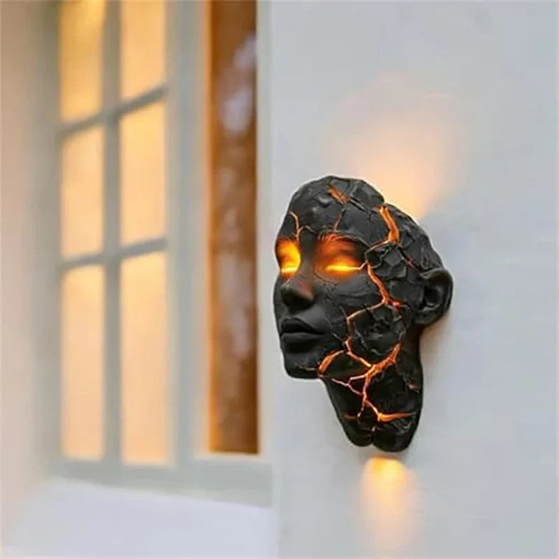 Wandlamp met Lava Crack Design voor Kunstzinnige Interieurs 6