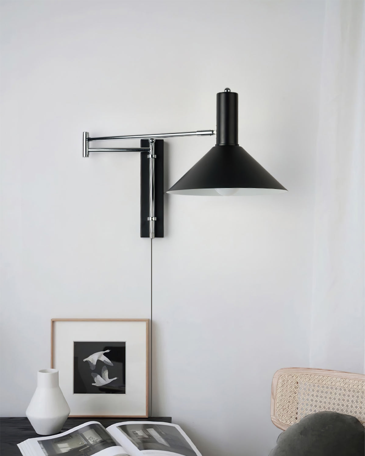 Wandlamp voor Moderne Interieurs Met Verstelbare Arm 4