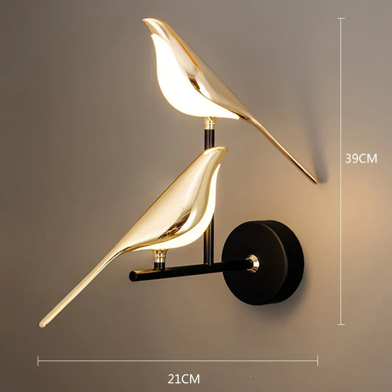 Wandlamp voor Thuis Decoratie met Vogelontwerp 10