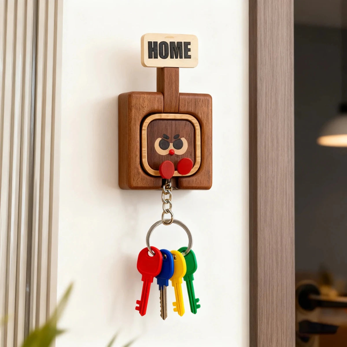 Wandsleutelhouder met Magneet voor Moderne Organisatie 1