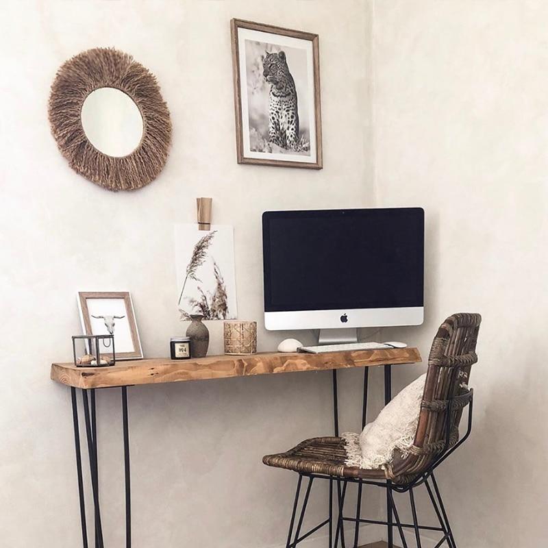 Wandspiegel Boho Stijl met Spiraalvormig Ontwerp 4