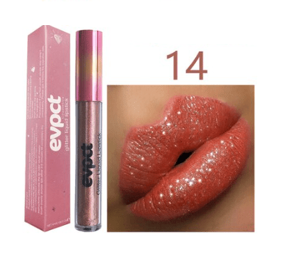 Waterdichte Glitter Lippenstift met Langdurige Glans 10