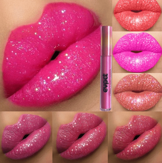 Waterdichte Glitter Lippenstift met Langdurige Glans 3