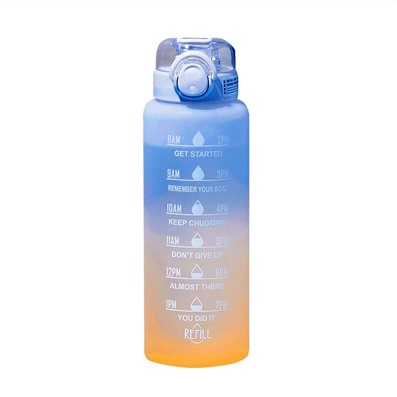Waterfles met Motivatie en Tijdsschema 0