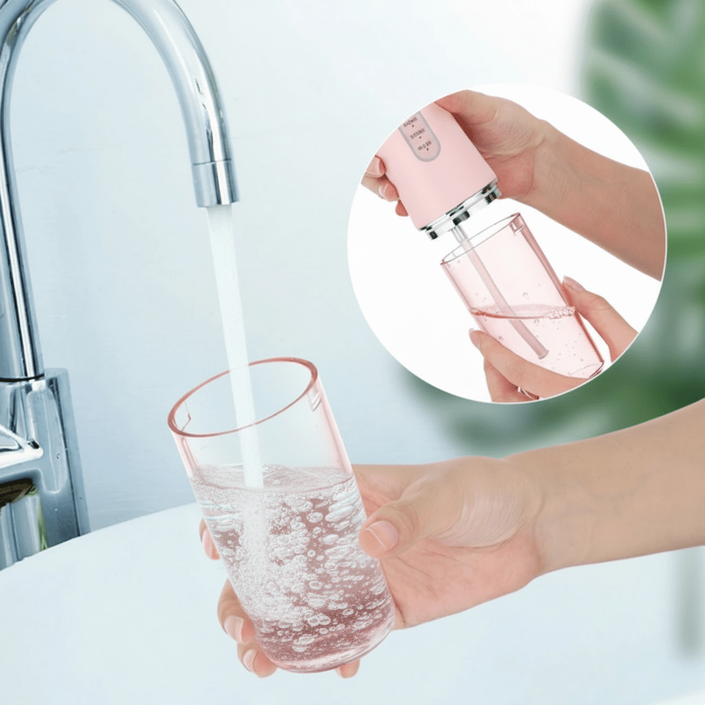 Waterflosser Met 3 Drukinstellingen En 360° Draaibaar Mondstuk 2