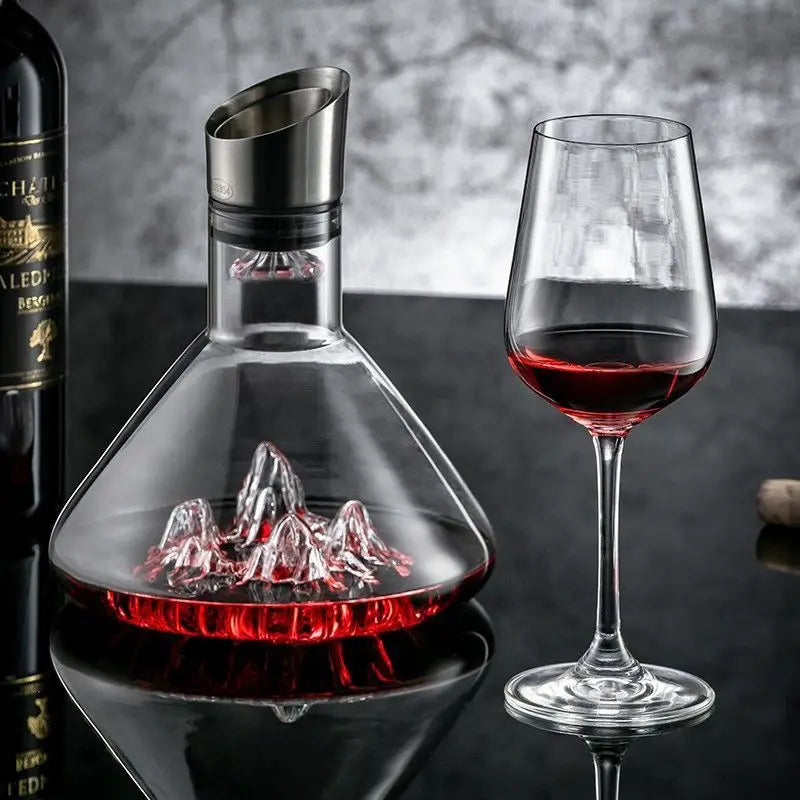 Whisky Decanter Handgemaakt Ijsberg Design 1