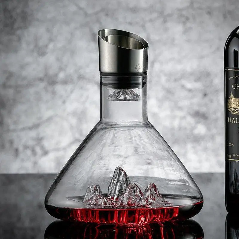 Whisky Decanter Handgemaakt Ijsberg Design 4