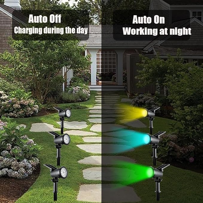 Zonne-energie Tuin LED-Spotlampen 6