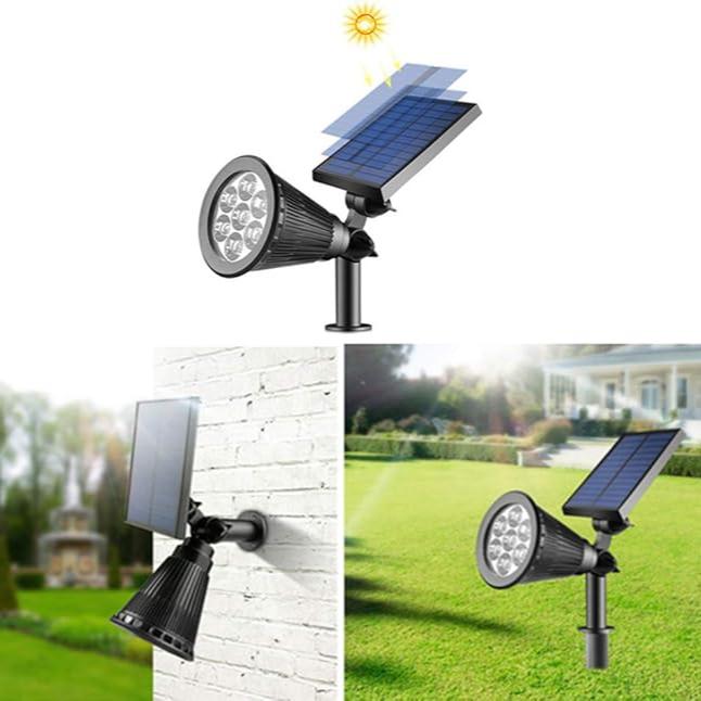 Zonne-energie Tuinlamp LumaSpot met 9 LED-kleuren 4