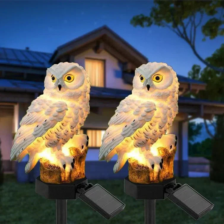Zonne-energie Tuinlamp Uilendesign LED 1