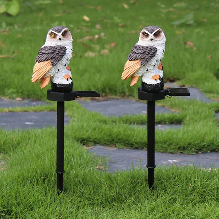 Zonne-energie Tuinlamp Uilendesign LED 6