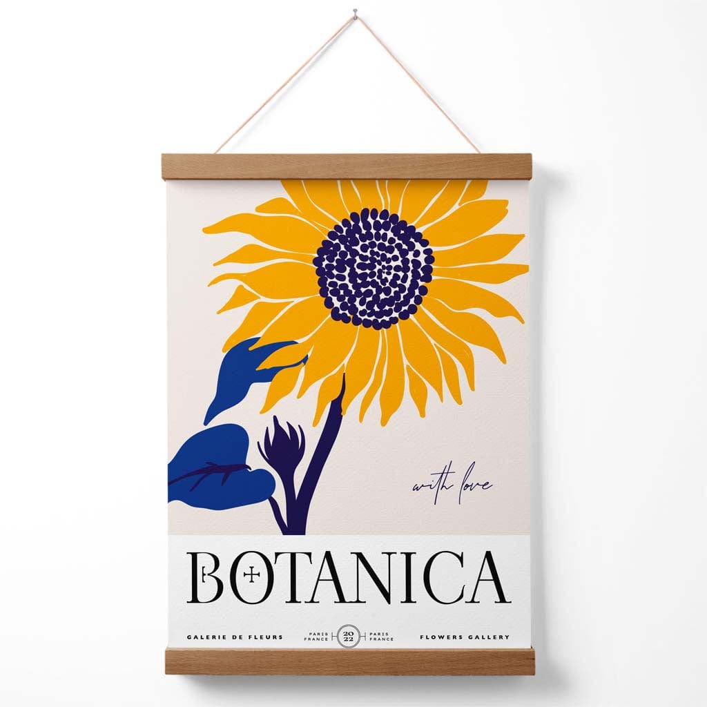 Zonnebloem Poster Kunst Aan De Muur Voor Tentoonstelling 3