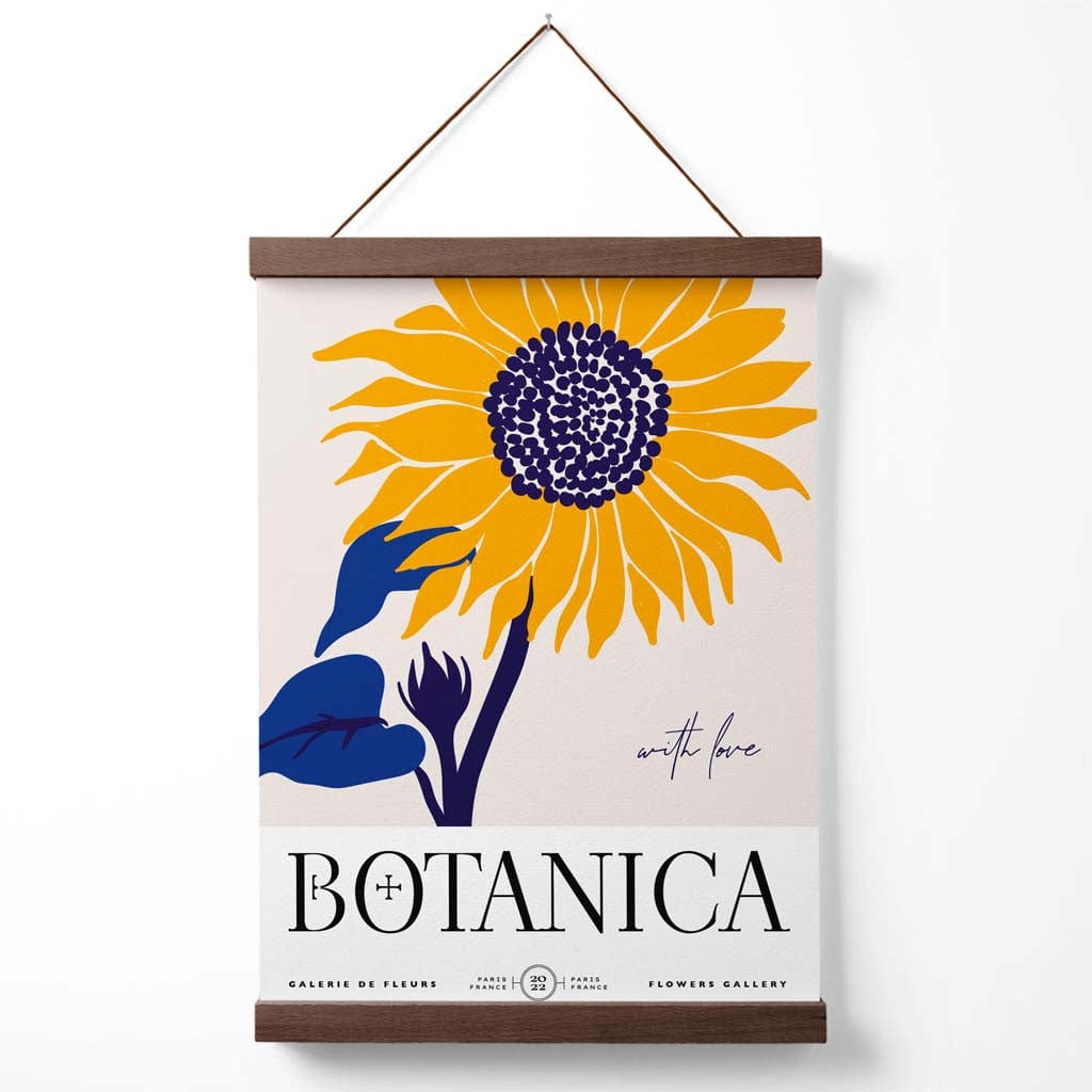 Zonnebloem Poster Kunst Aan De Muur Voor Tentoonstelling 4