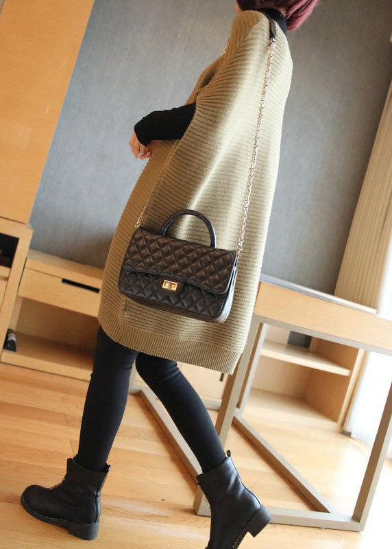 Zwart Dames Vest O-hals Met Patchwork Design voor Casual Herfststijl 6