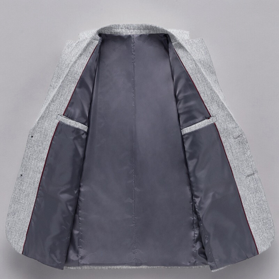 Zwarte Blazer Dames Wol Zijden Voering Getailleerd 3