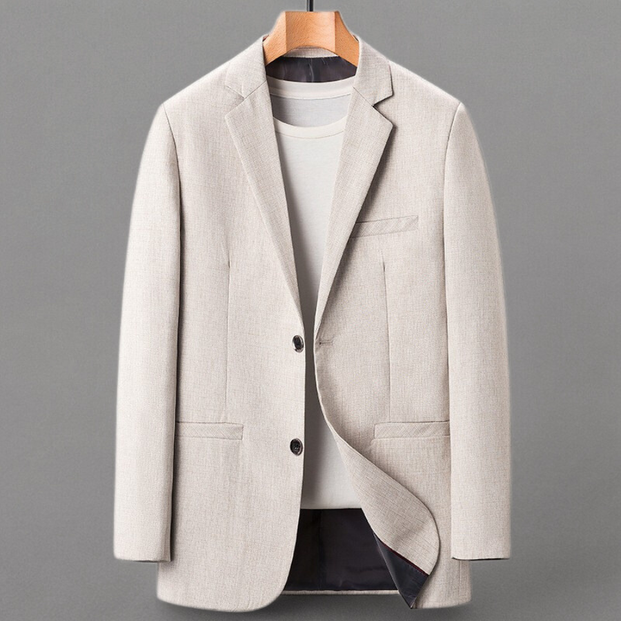 Zwarte Blazer Dames Wol Zijden Voering Getailleerd 4