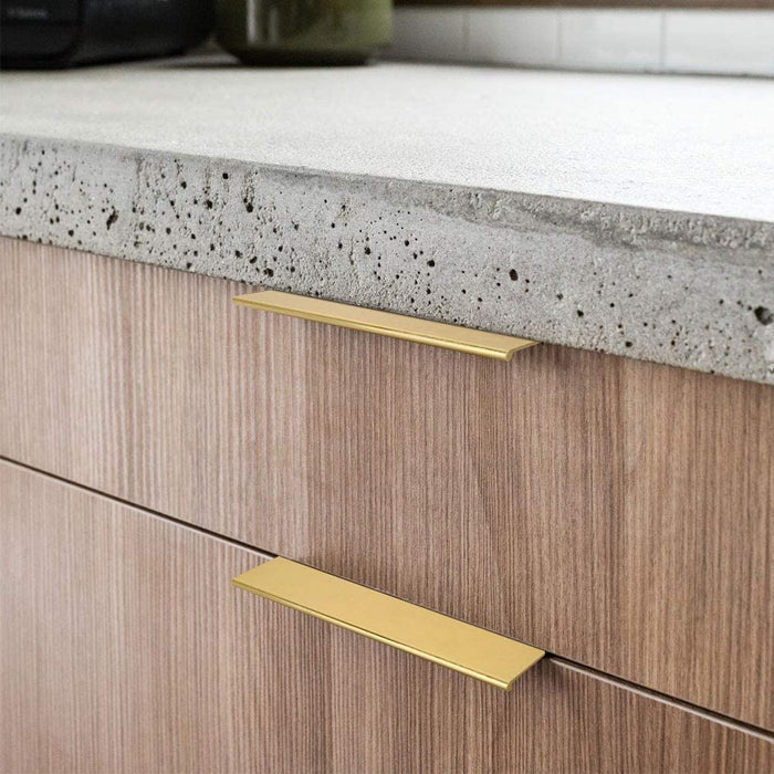 Zwarte Handgrepen Keukenkasten Vingerrand Stijl Modern Design 12
