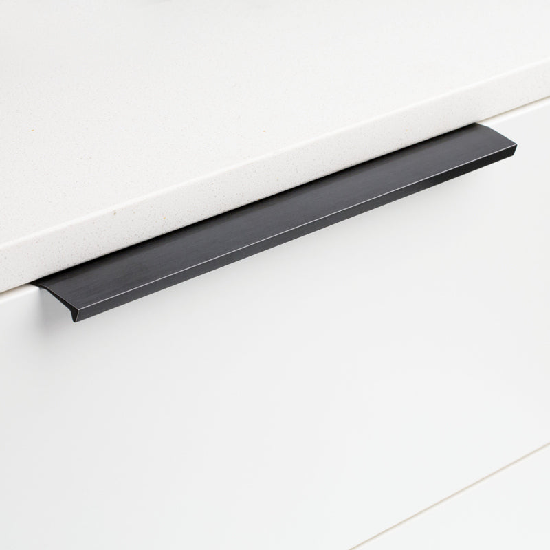 Zwarte Handgrepen Keukenkasten Vingerrand Stijl Modern Design 5