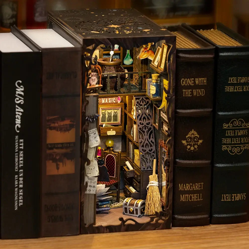 3D Houten Puzzel Boek Nook Kit