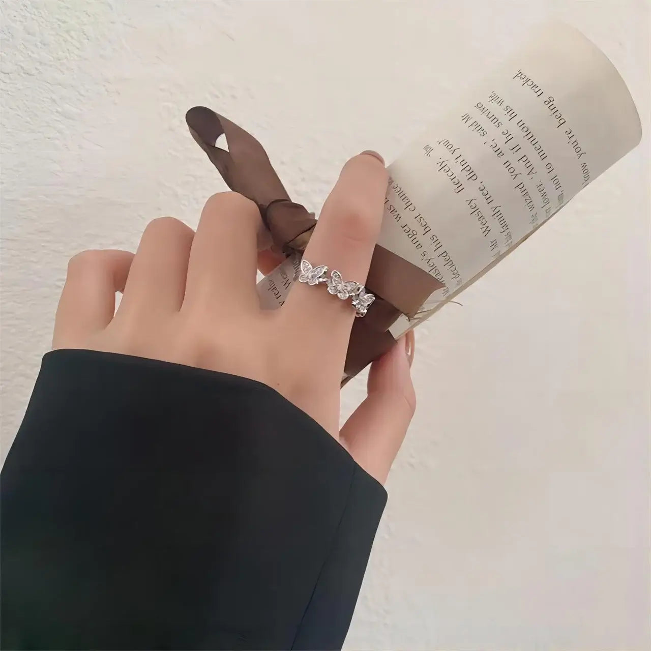 Vlinder Kroonring