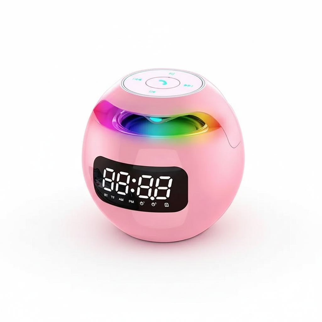 Multifunctionele Wekker met Bluetooth Speaker en Nachtlampje