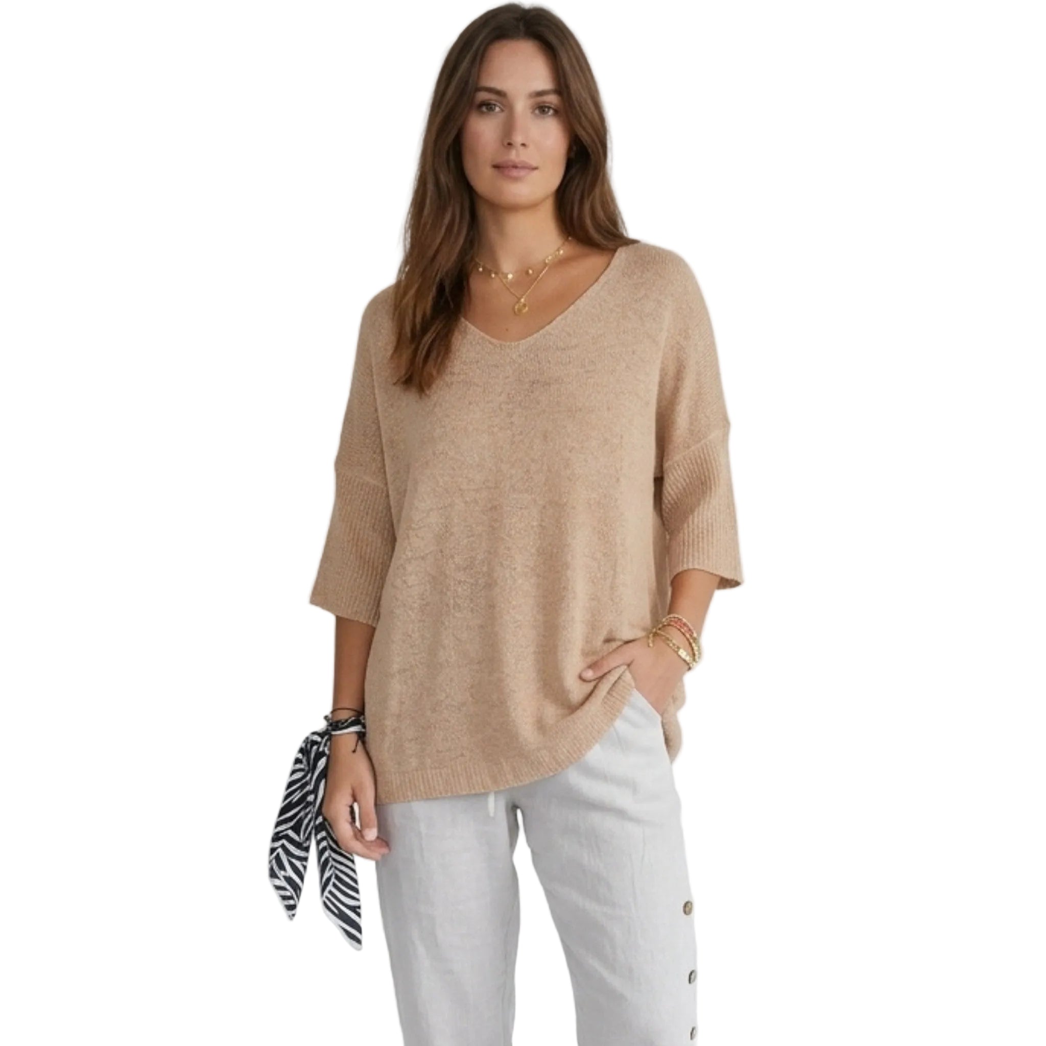 Dames Blouse V-Hals Casual Chic Hoogwaardige Stof