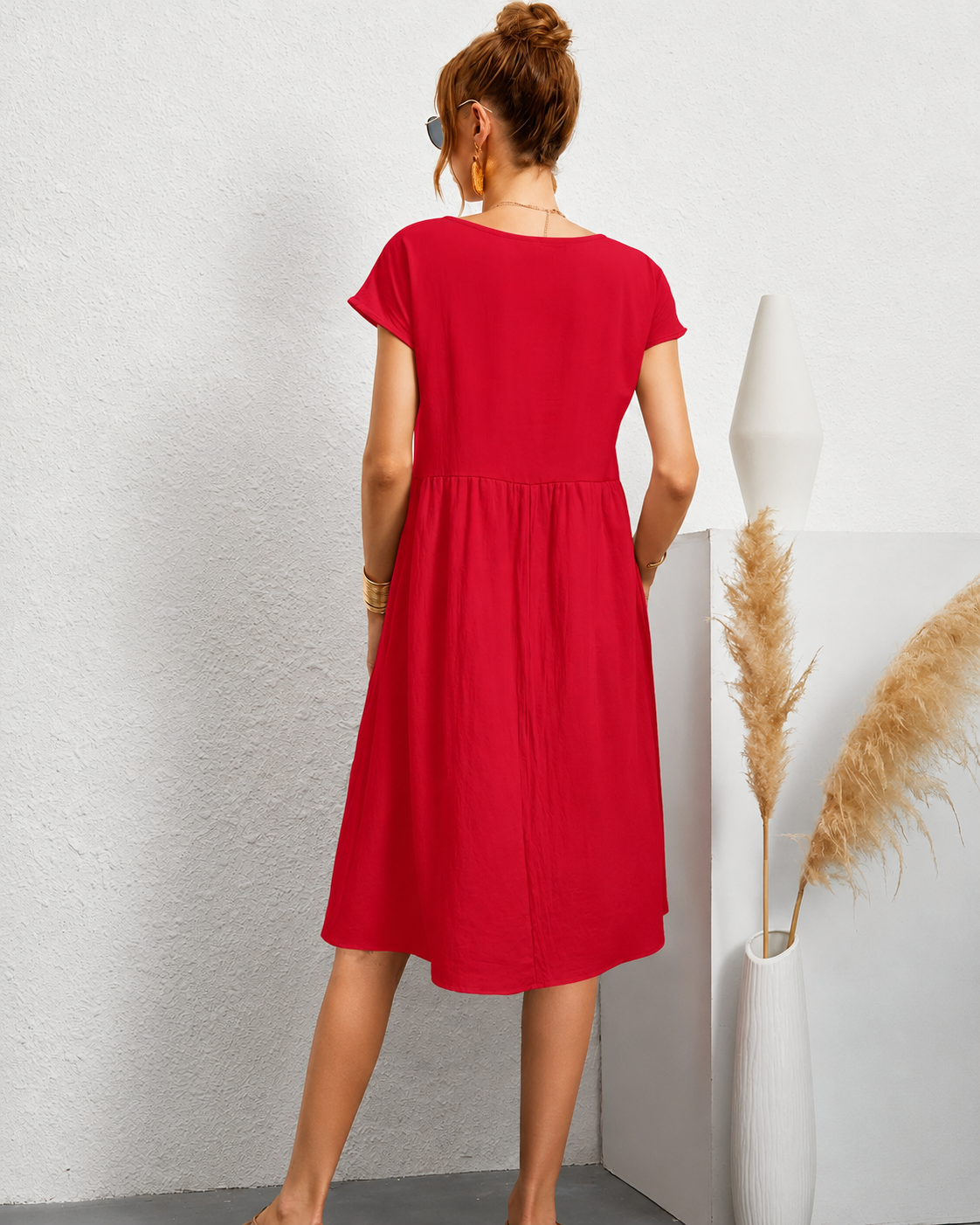 Moderne Jurk Dames Tijdloos Elegant Design