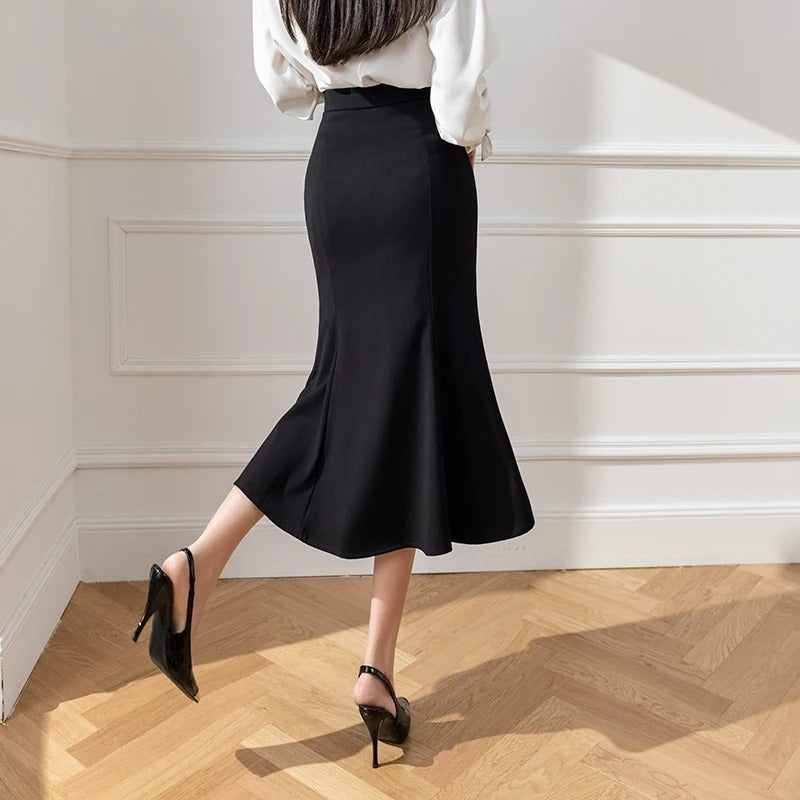 Vrouwen Slim Fit Mermaid Rok