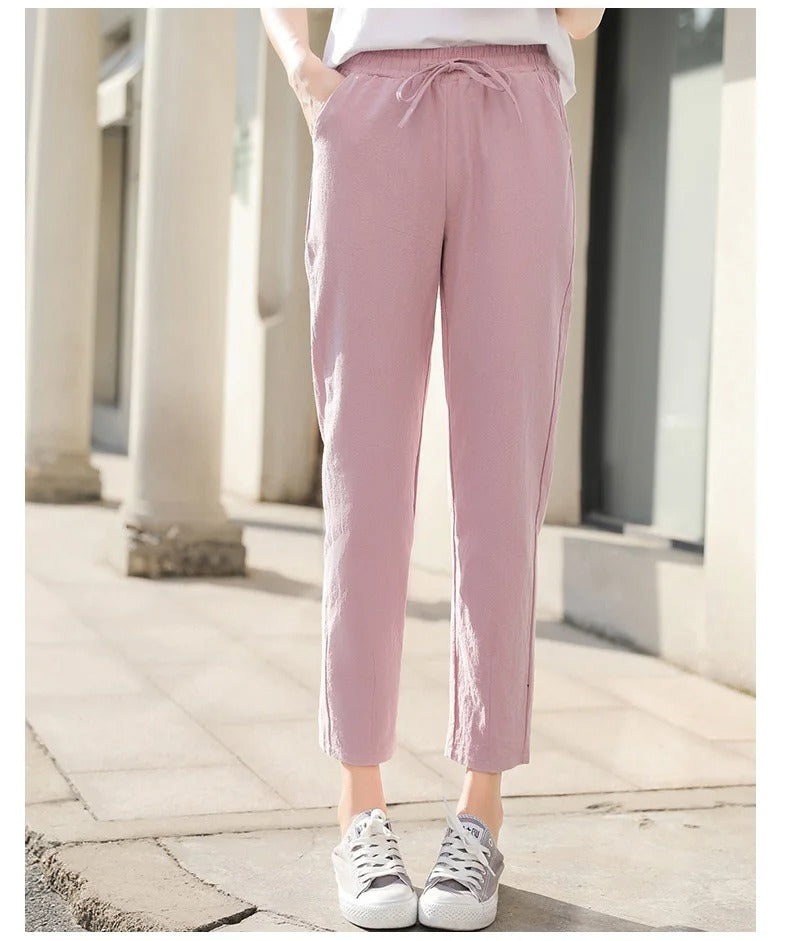 Harembroek met elastische taille voor dames