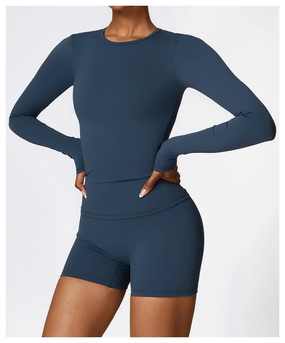 Dames Dry Fit Yoga Shirt