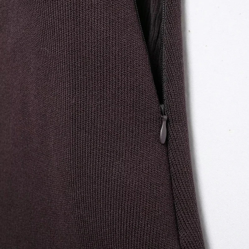 Dames Midirok met geplooide zijrits