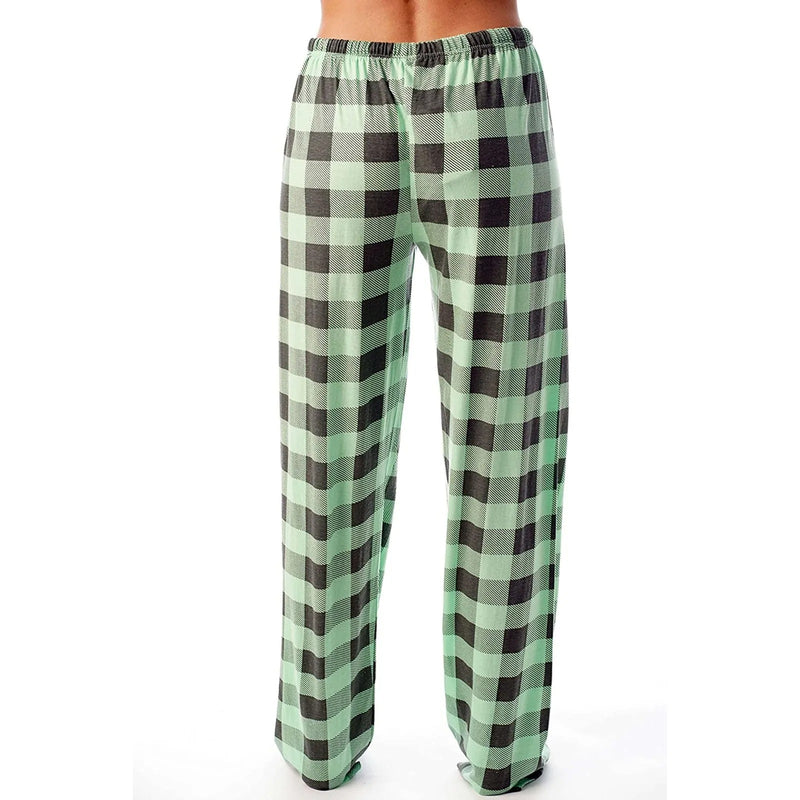 Geruite pyjama voor dames