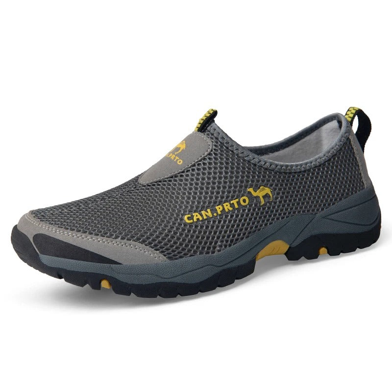 Heren mesh slip-on sneakers