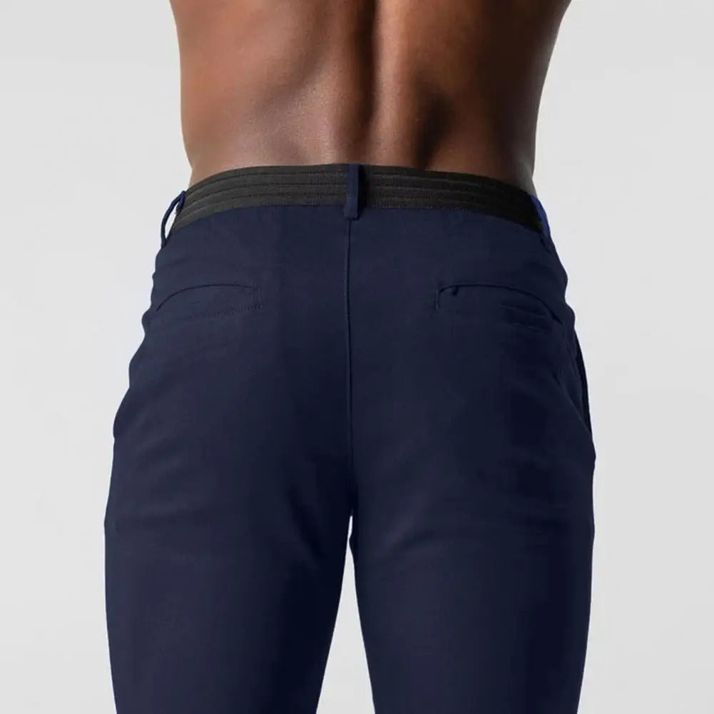 Slim fit zakelijke broek voor heren