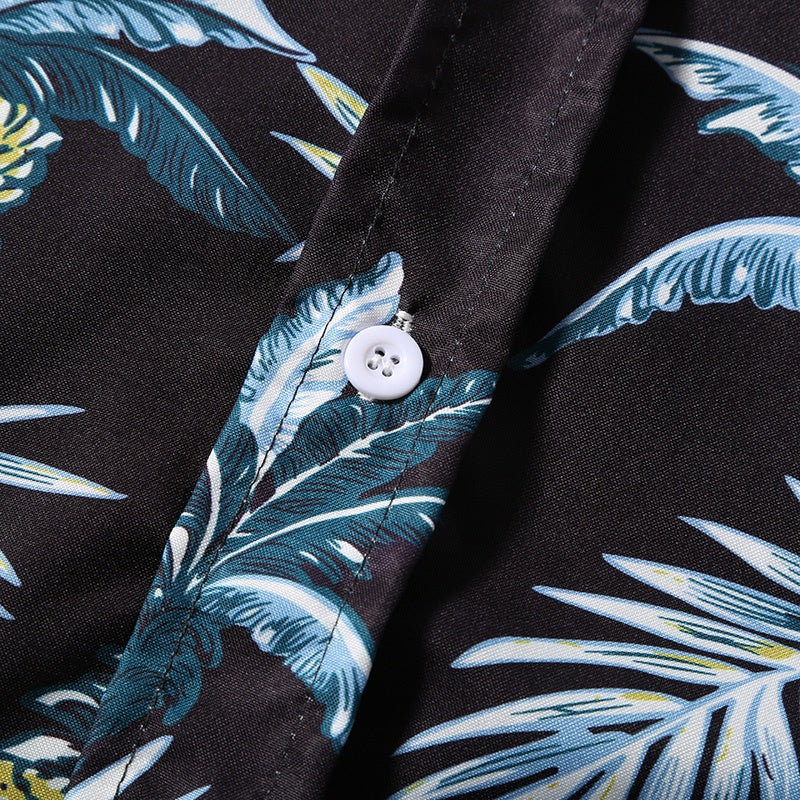 Heren zomer shirt met strandprint