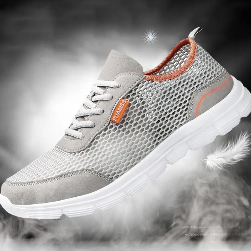 Ademende herensneakers van mesh