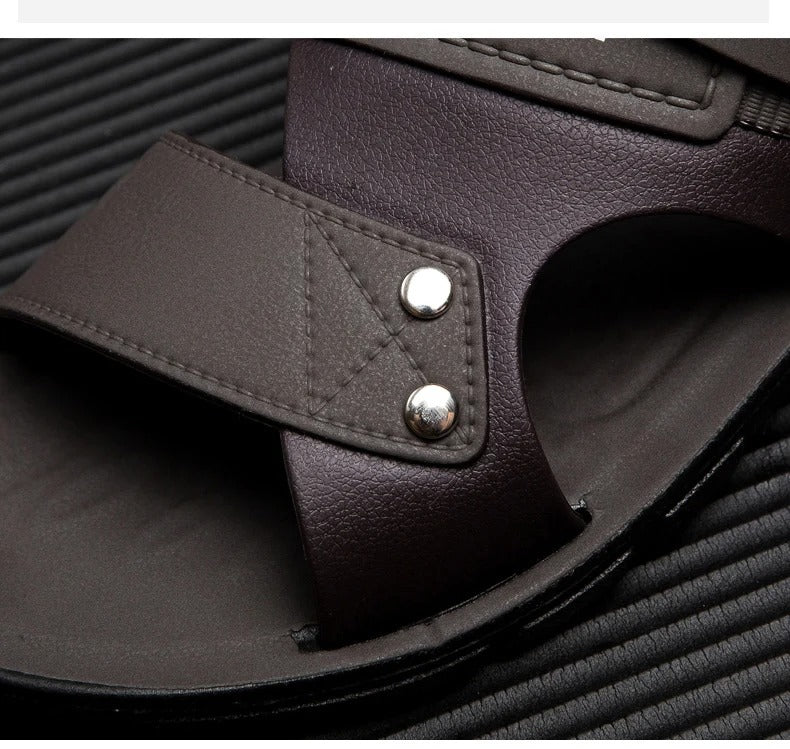 Heren zomerse instapsandalen