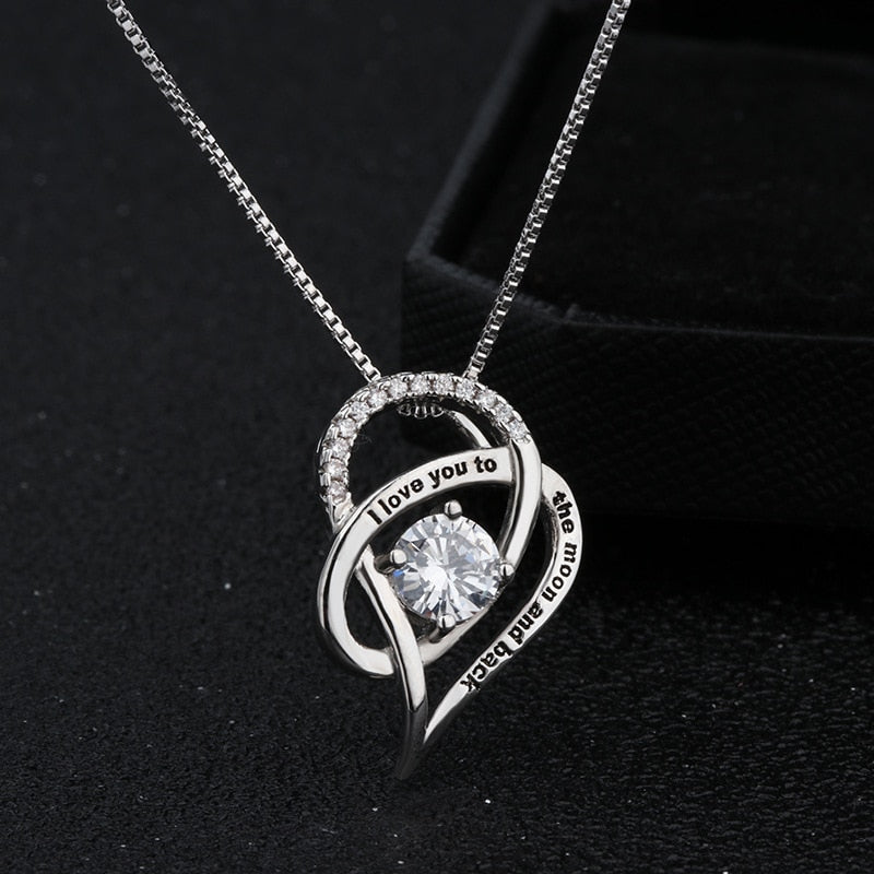 Maanhart Moeder Ketting