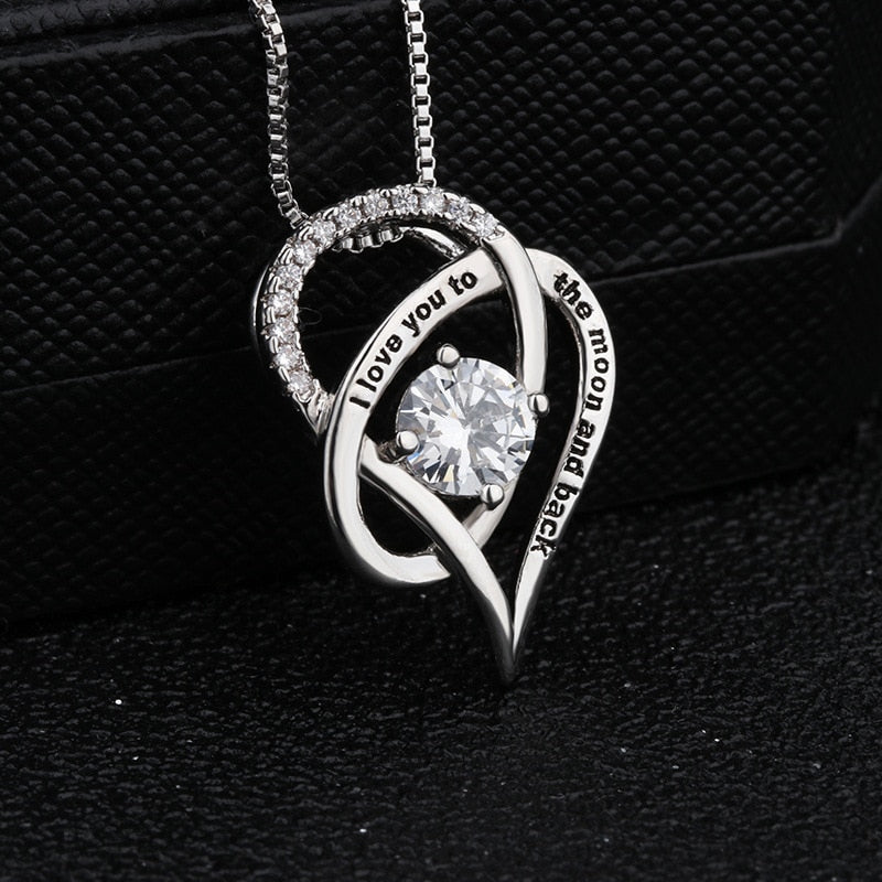 Maanhart Moeder Ketting