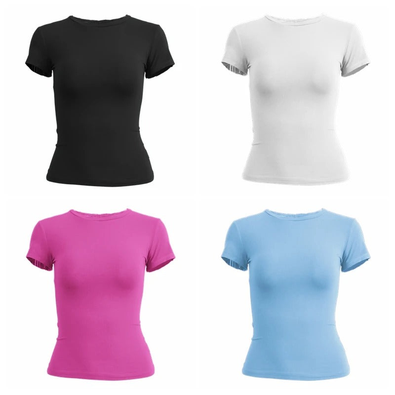 Dames Sportief Slim Fit T-shirt