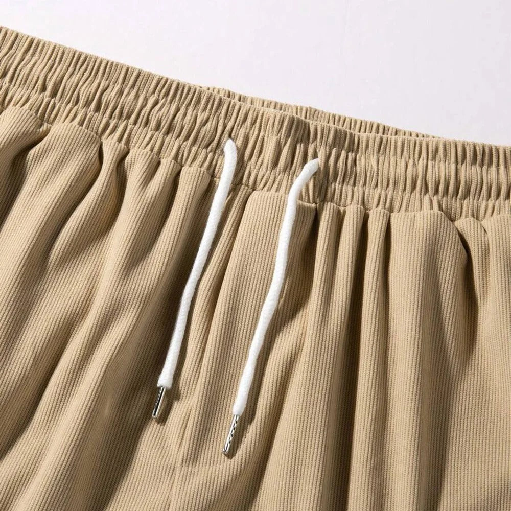 Heren corduroy casual korte broek