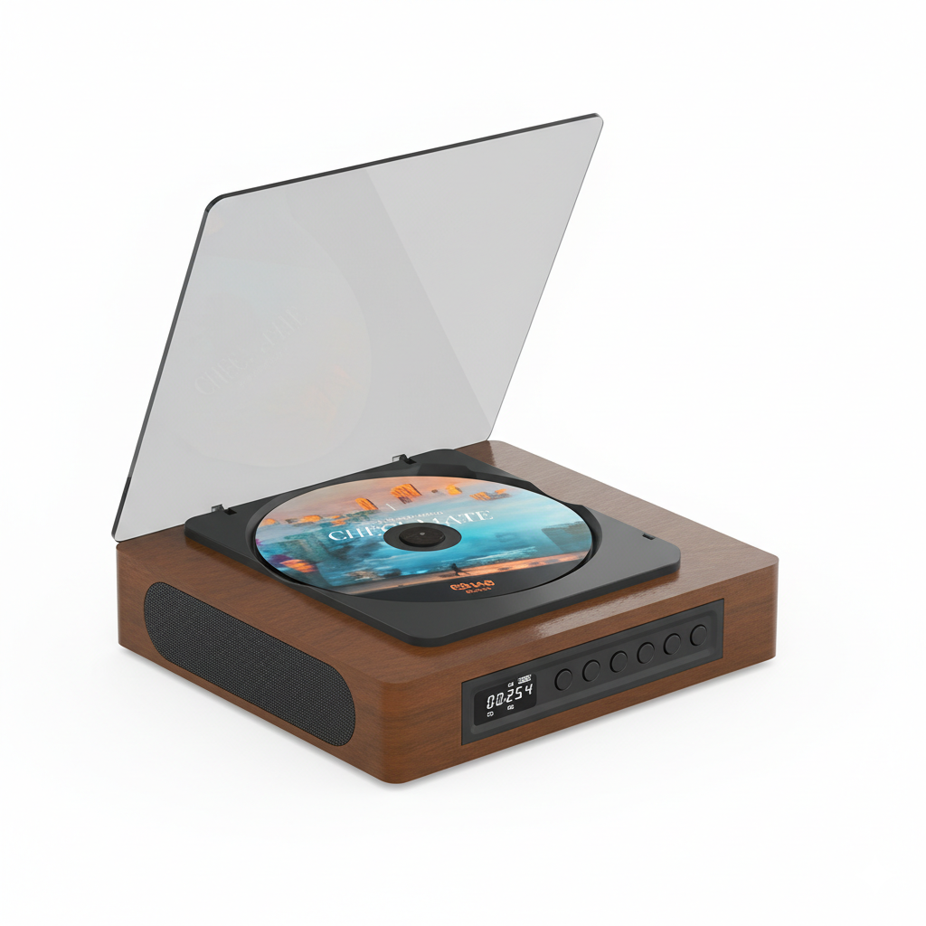 Retro CD Speler met Bluetooth en FM-Radio