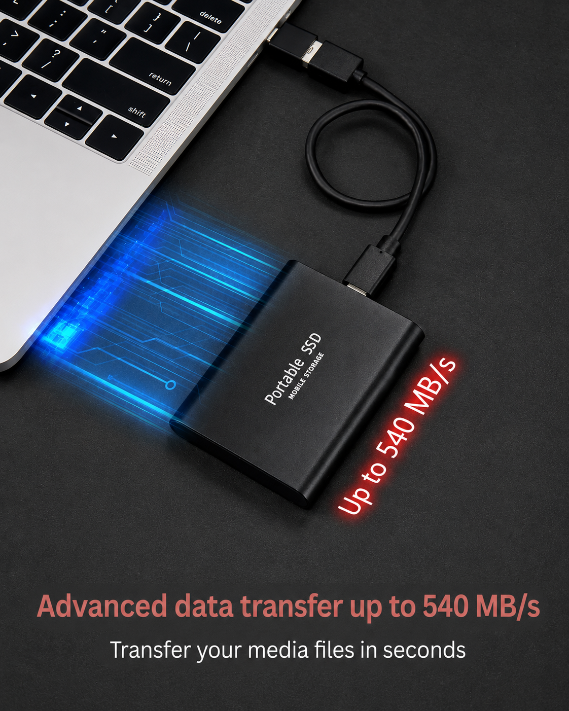 Externe SSD 128 TB Compact en Snel