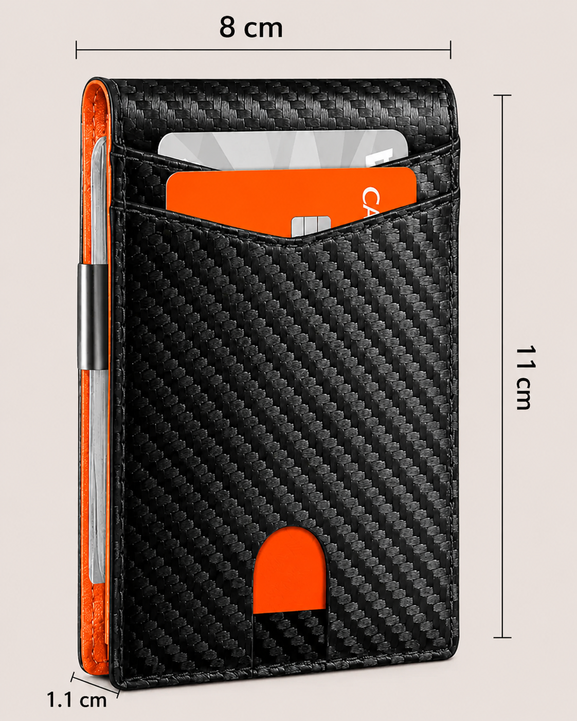 Heren Portemonnee RFID Bescherming Compact Stijlvol Accessoire