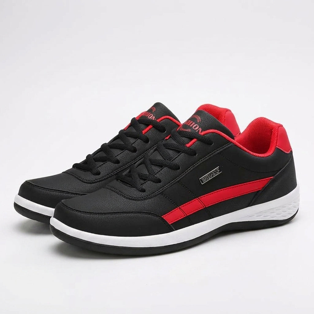 Heren Sneakers van Leer met Schokabsorptie en Comfort