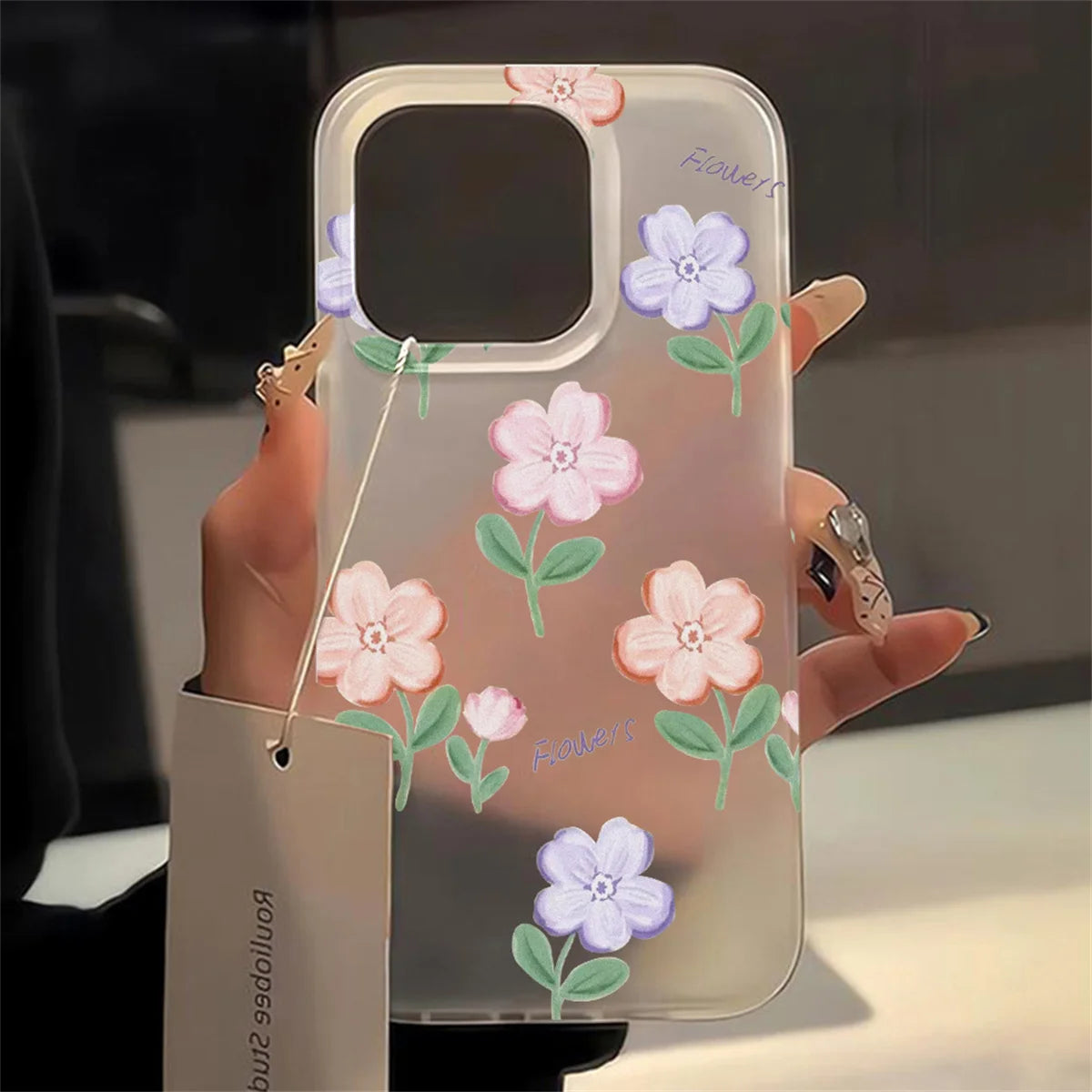 iPhone 17 Hoesje Transparant Matte Bumper 13
